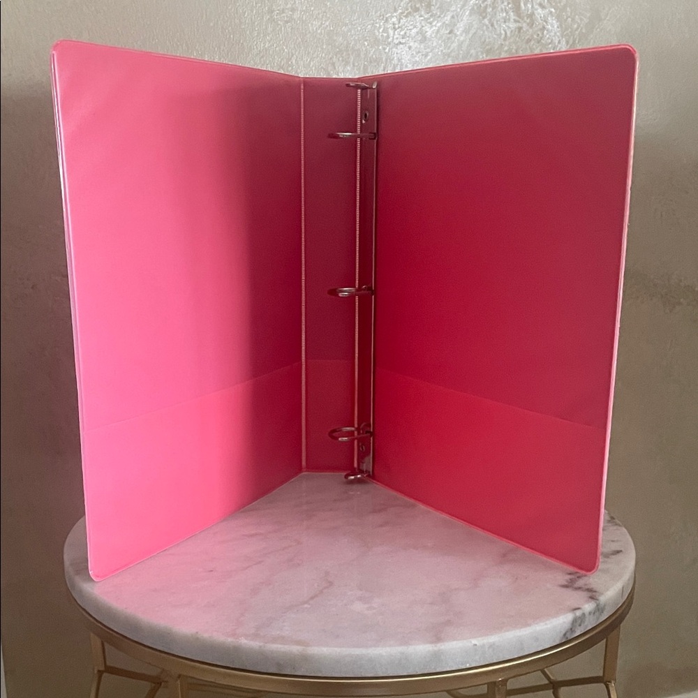 11 Inch Pink Gradient Binder - Picture 2 of 3